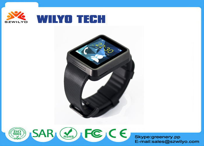 WF1 1.54 इंच जीएसएम मोबाइल फोन घड़ियाँ, टच स्क्रीन घड़ी सिलिकॉन wristband वैप 1.3MP