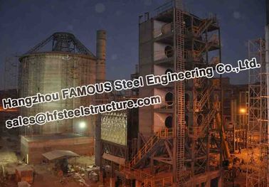 औद्योगिक स्ट्रक्चरल स्टील Fabrications बोलीविया सीमेंट प्लांट