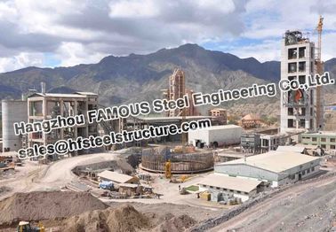 औद्योगिक स्ट्रक्चरल स्टील Fabrications बोलीविया सीमेंट प्लांट